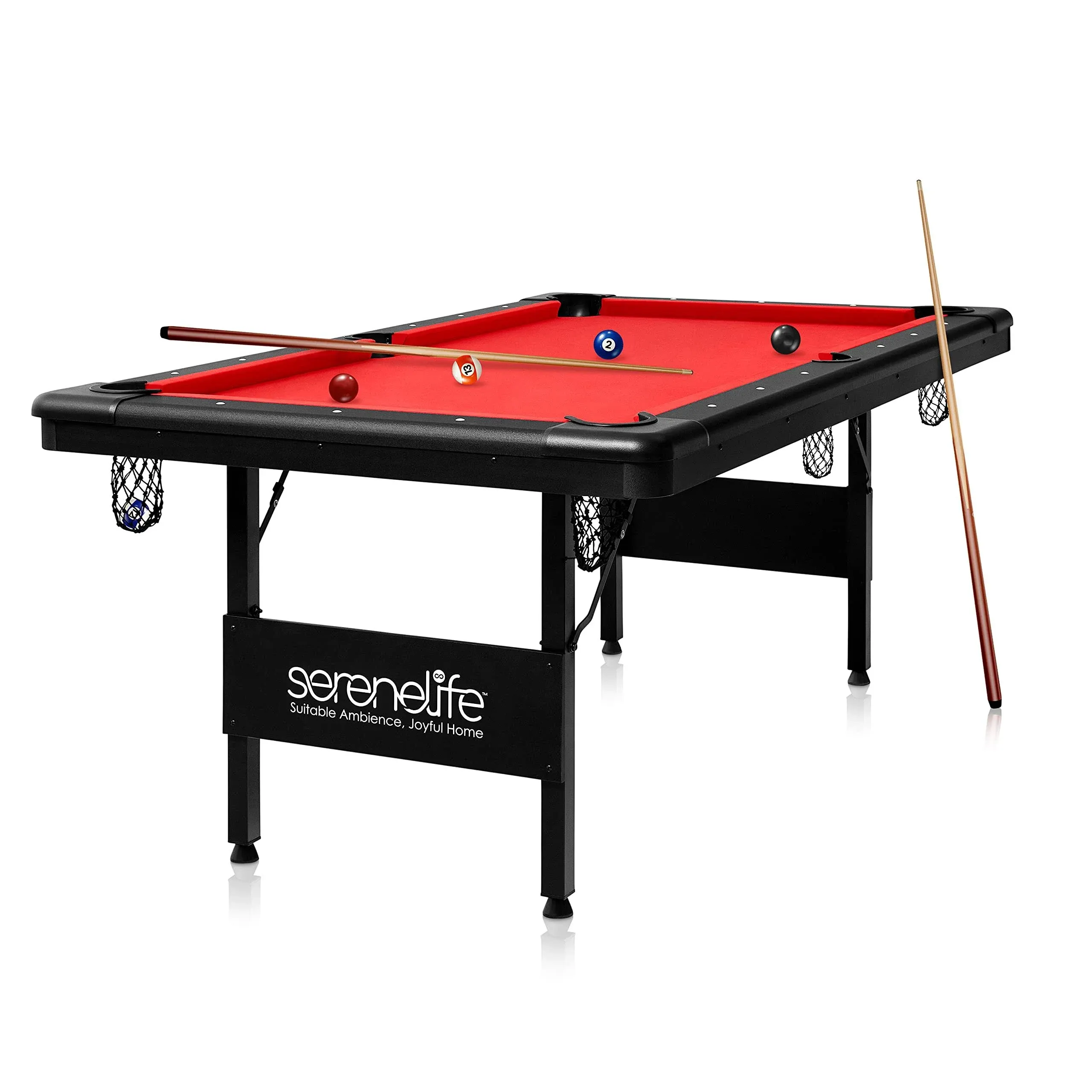 Serenelife Portable Pool Table SLPO730