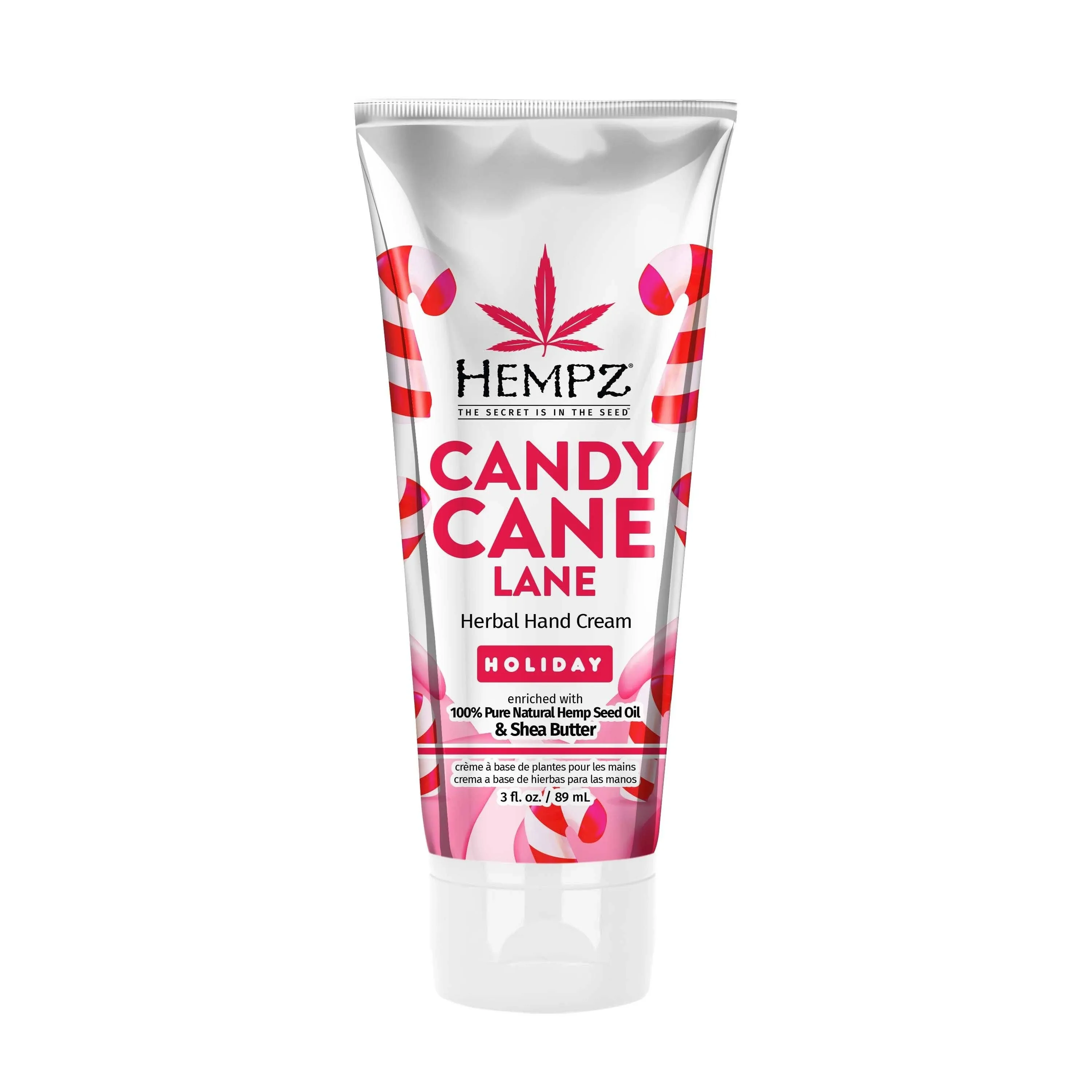 Hempz Candy Cane Lane Herbal Hand Cream - 3 oz