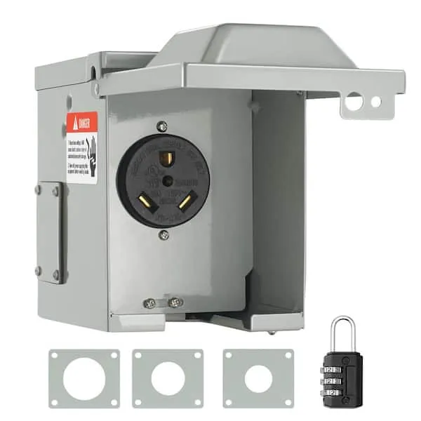 VEVOR 30 Amp RV Power Outlet Box