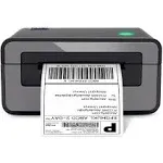 Open Box POLONO PL60 150mm/s 4x6 Thermal Shipping Label Printer - Gray