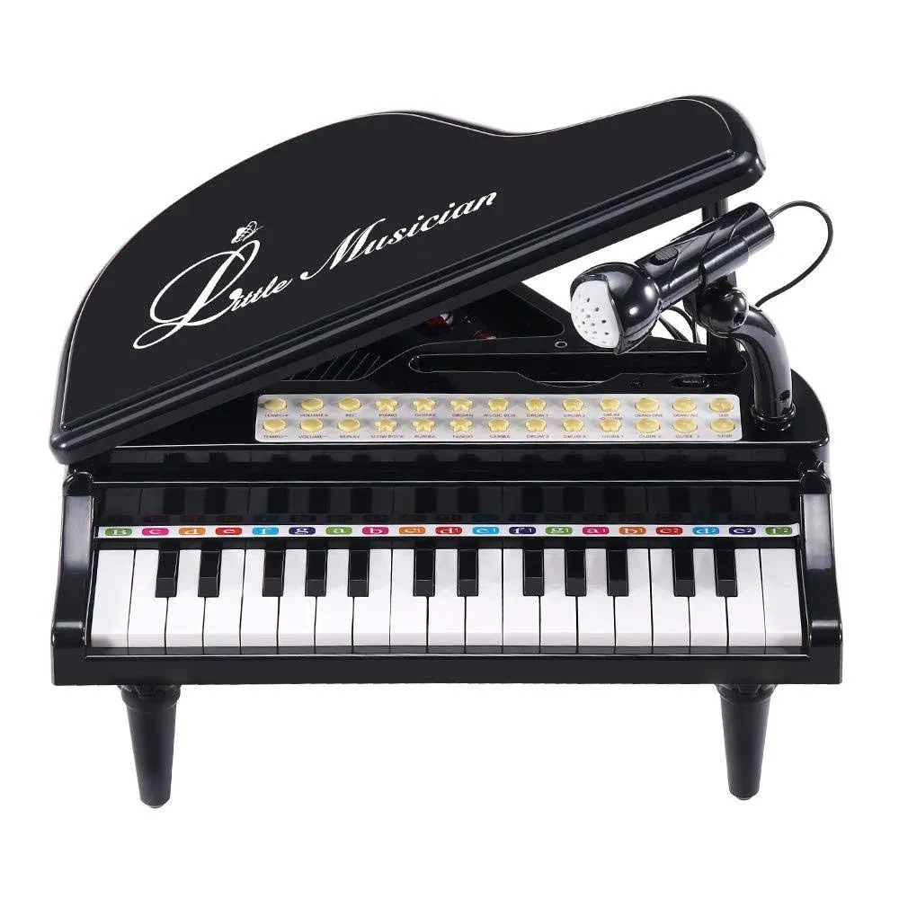 BAOLI 31 Keys Mini Playing with Microphone Piano for Kids Connect MP3 Electronic ...