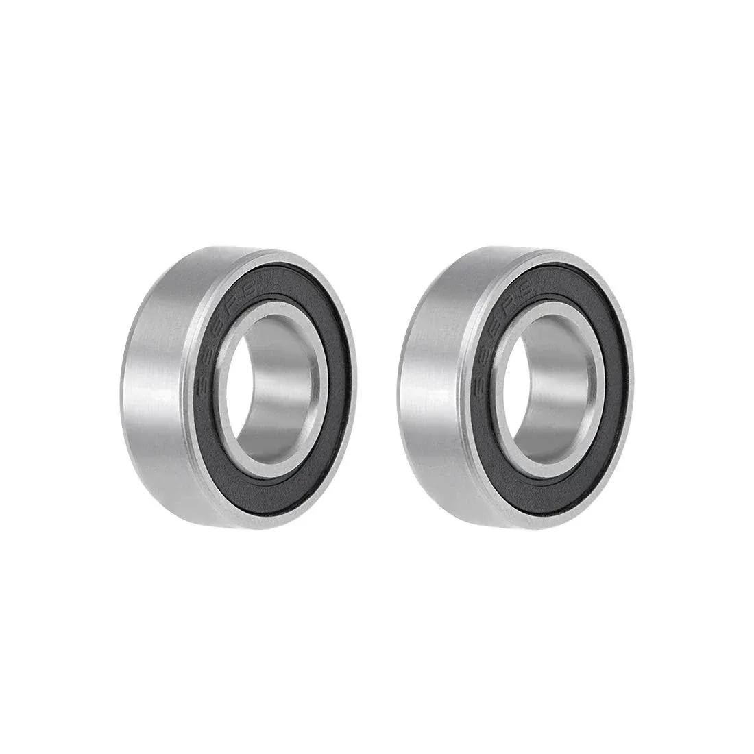 uxcell S688-2RS Stainless Steel Ball Bearing 8x16x5mm Sealed 688-2RS Bearings 2pcs