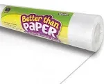 Teacher Created Resources White Better Than Paper Bulletin Board Roll, 4 x 12 Feet