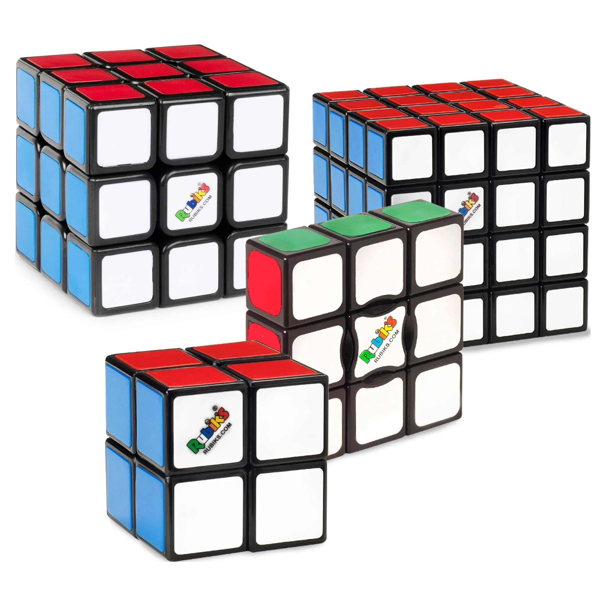 Rubik’s Solve The Cube, 4-Pack Bundle (BULK PACKAGING)