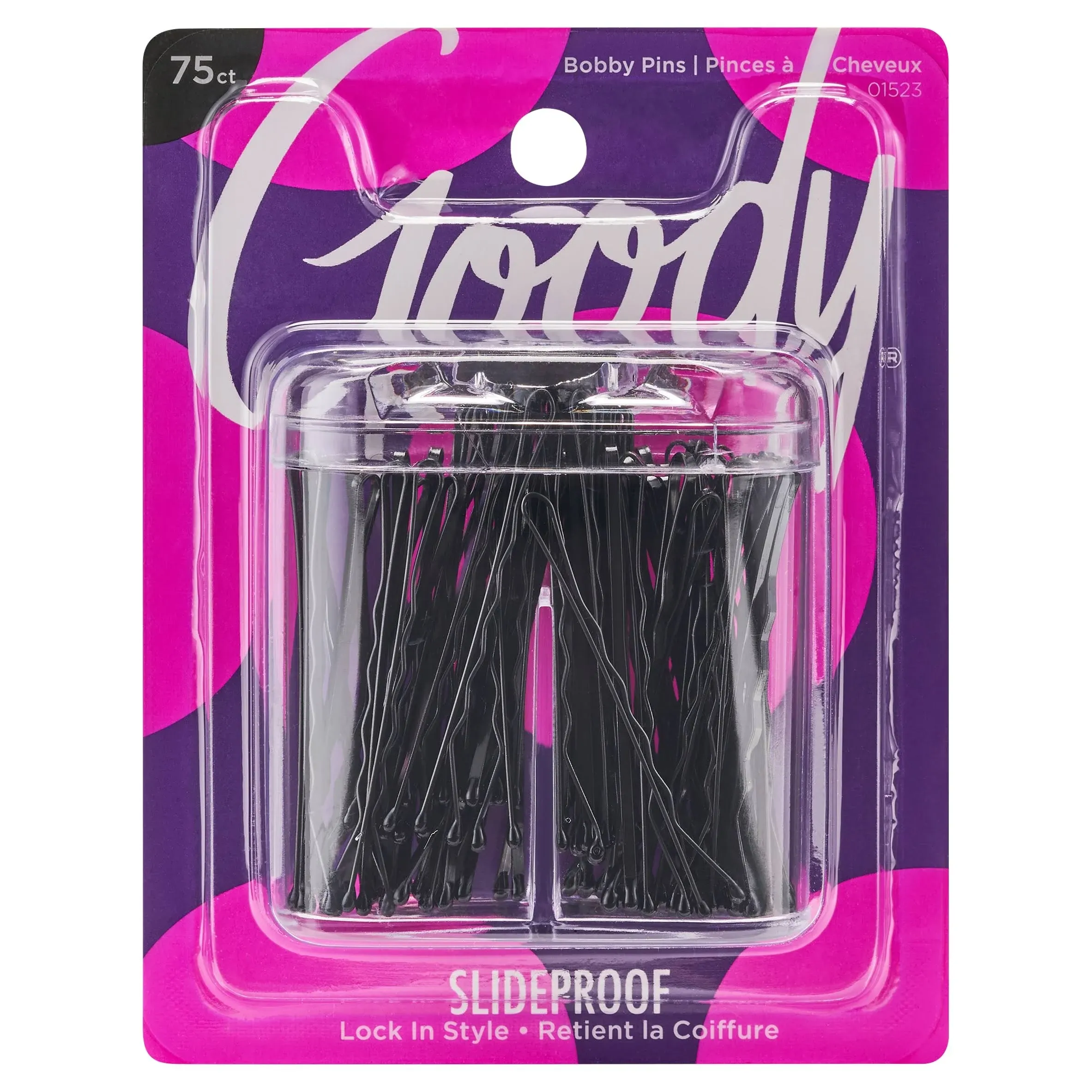 Goody Bobby Pins, Value Pack - 75 pins