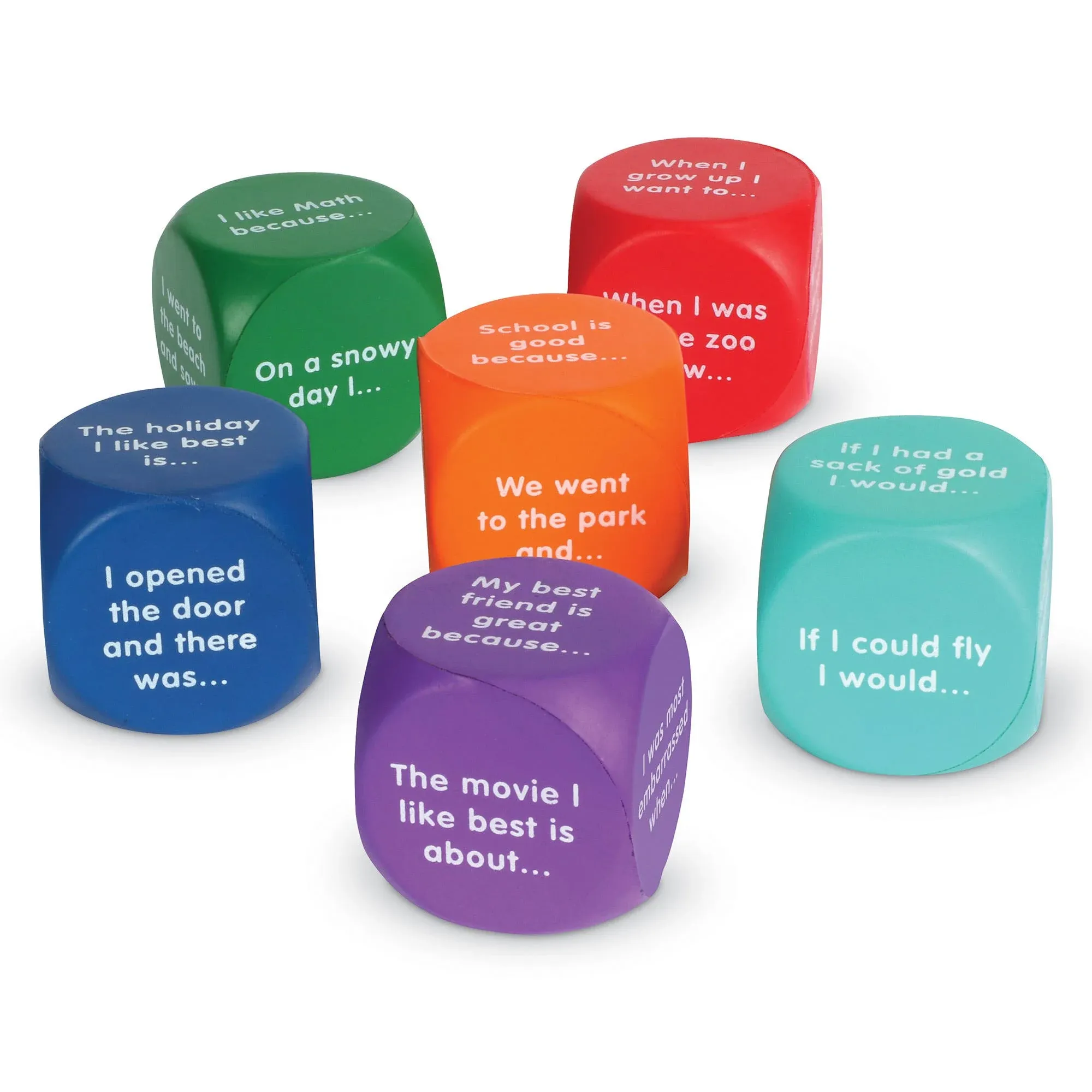 Writing Prompt Cubes, Set of 6