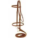 Silver Fox Raised Snaffle Bridle Chestnut, Size: Full - 20-8556-45-0