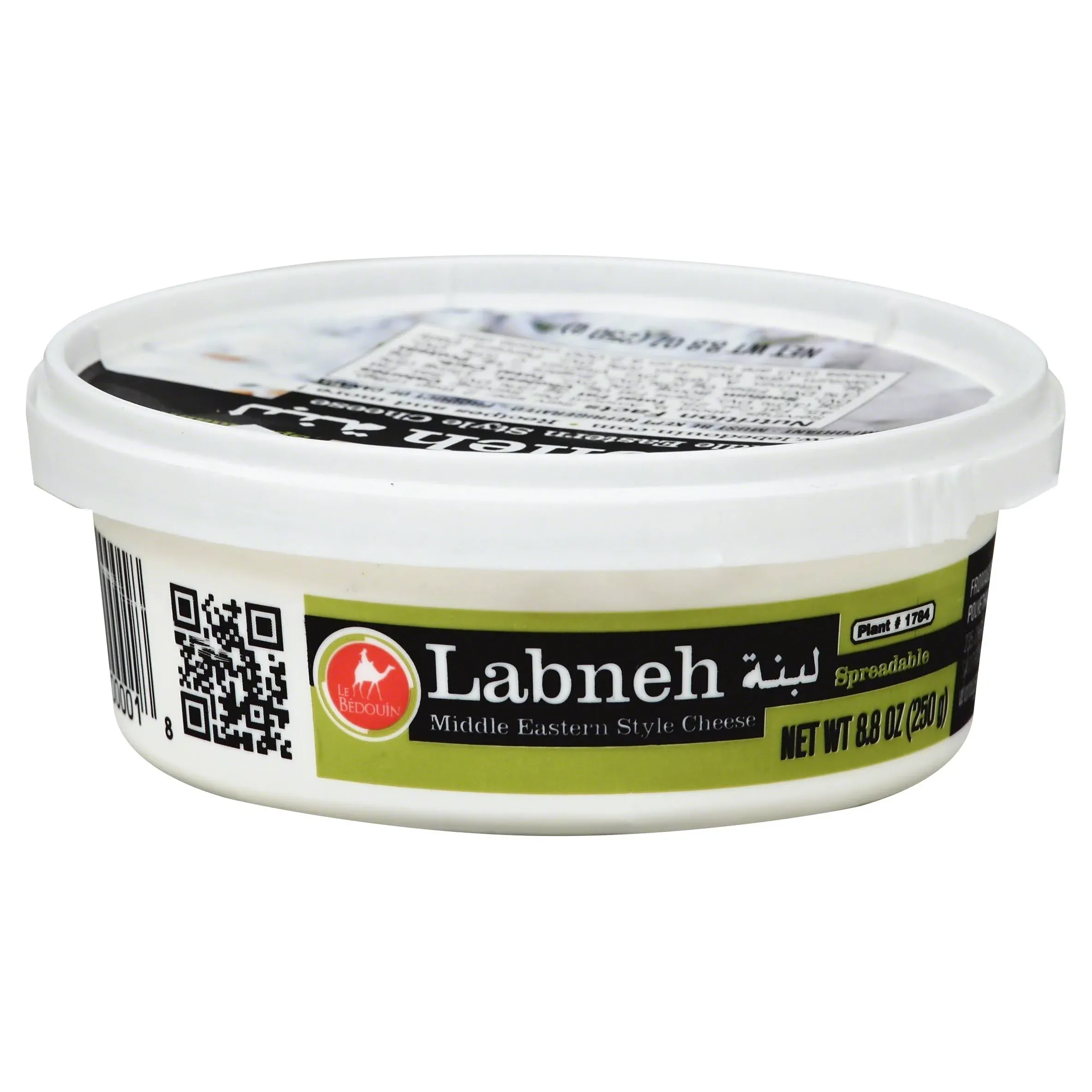 Le Bedouin Labneh Cheese - Spreadable Low-Fat Strained Yogurt 4-Pack