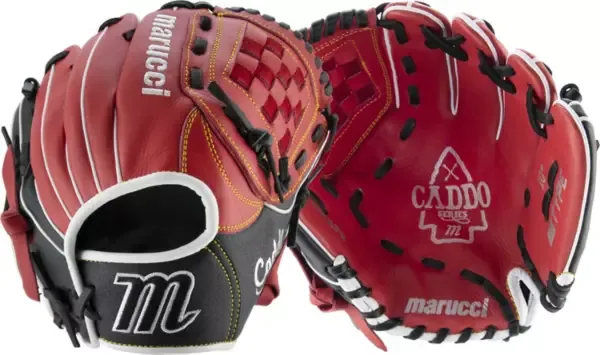 Marucci Caddo V2 Youth 10.00" Utility Glove MFG2CD1000 - Red Black