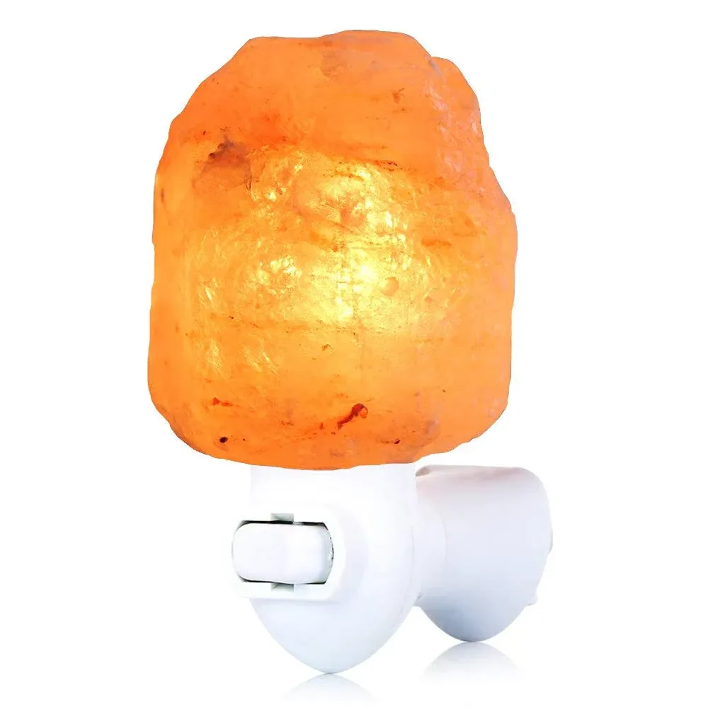 pursalt Himalayan Salt Lamp Night Light Plug in, Certificated 360 Degree ...