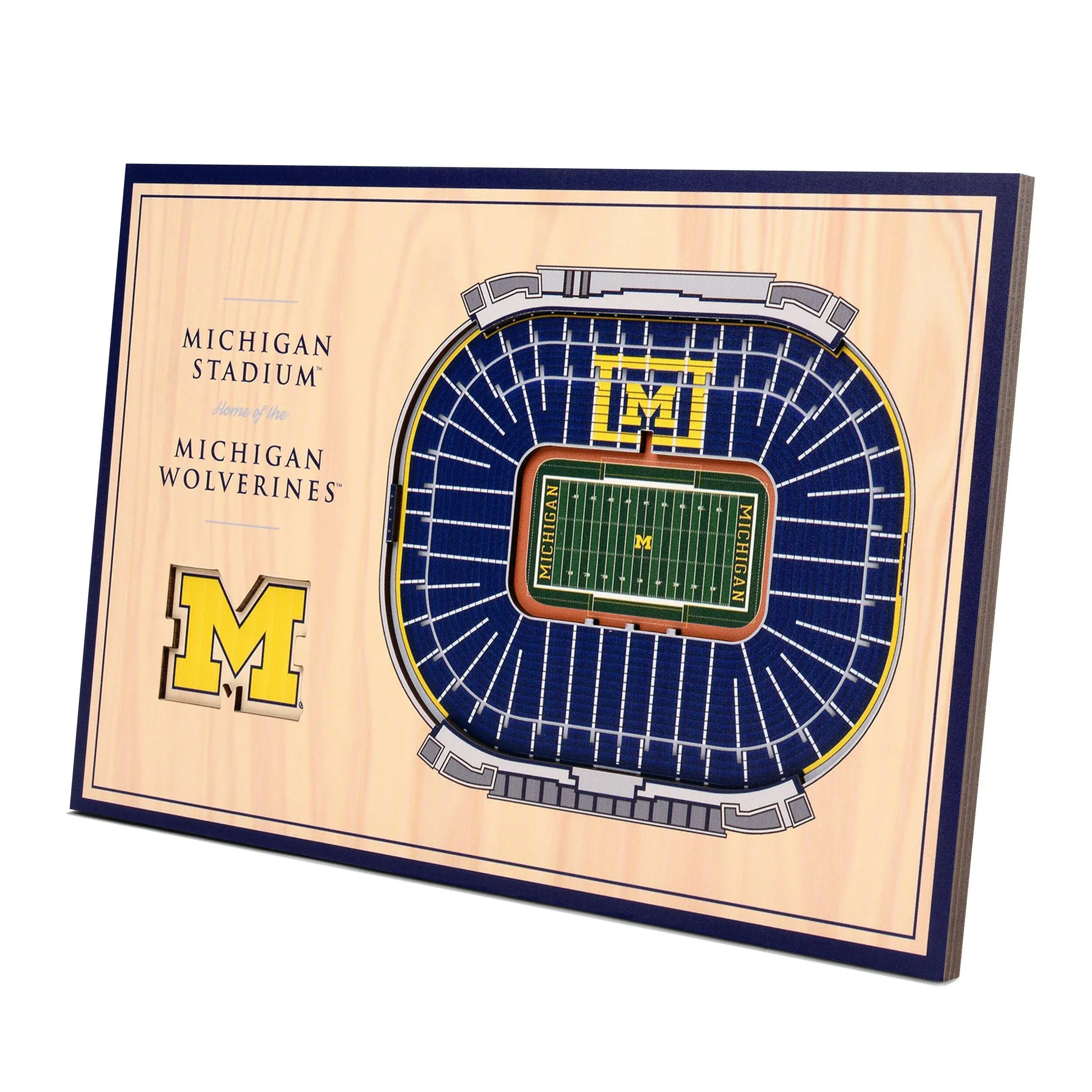 Michigan Wolverines 3D StadiumViews Desktop Display