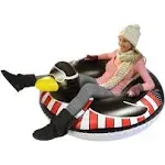 GoFloats Winter Snow Tube - Inflatable Sled for Kids and Adults (Choose from Unicorn, Disney's Frozen, Ice Dragon, Polar Bear, Penguin, Flamingo)