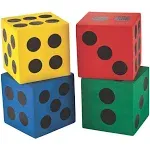 Foam Playing Dice, Jumbo, 2 1/2"