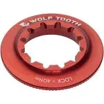 Wolf Tooth Components Centerlock Internal Rotor Lockring Red