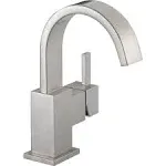 Delta 553LF-SS Stainless Vero Single Handle Bathroom Faucet