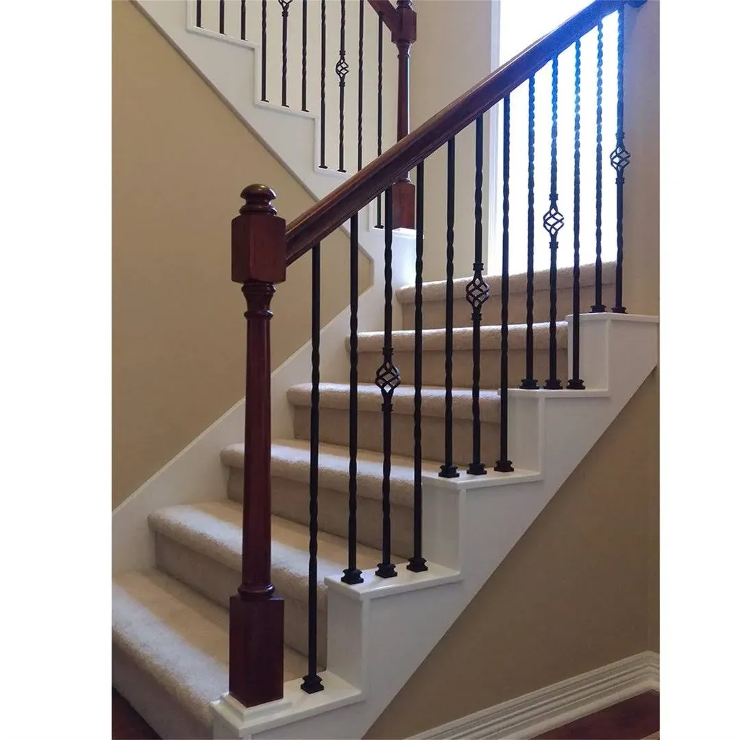 BTERAZ Double Twisted Stair Railing Set 10 Pack