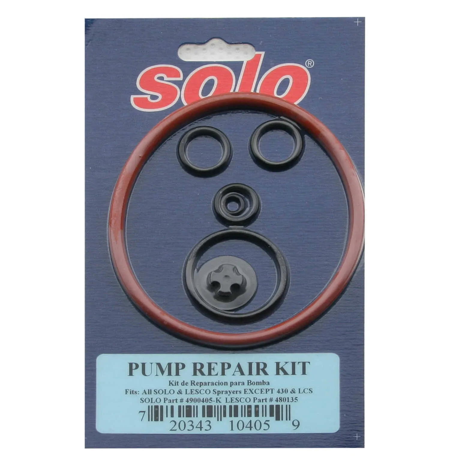 Solo 4900405-K Sprayer Pump Repair Kit for Models 454, 456, 457 and 457-Rollabout