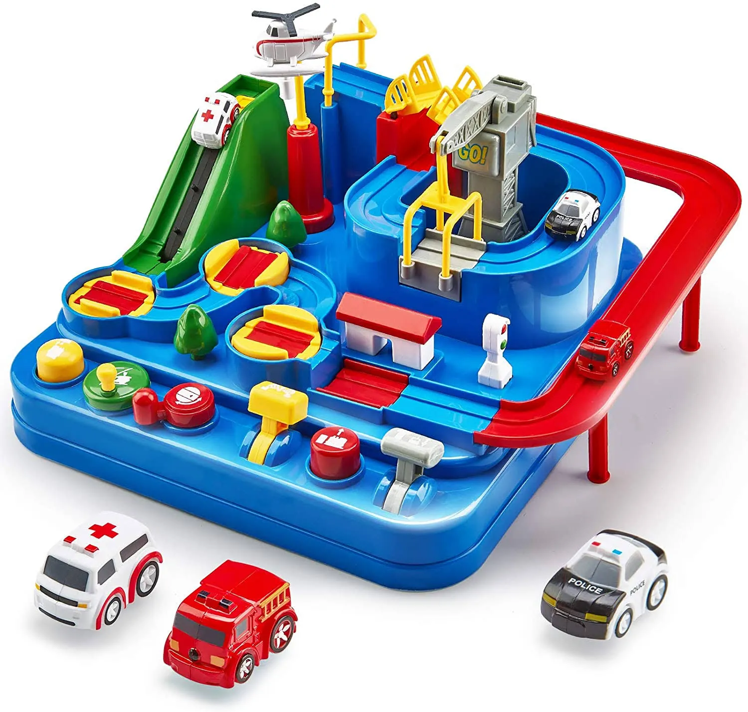 CubicFun Race Tracks Car Adventure Toys