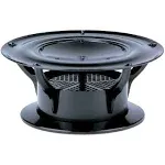 Lippert 360 Siphon RV Roof Vent Cap for Odor Prevention with Universal Fit, Built-in Bug Screen, Black Polycarbonate - 389380