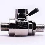 EZ A-108 Silver 16mm-1.5 Thread Size Oil Drain Valve Adapter