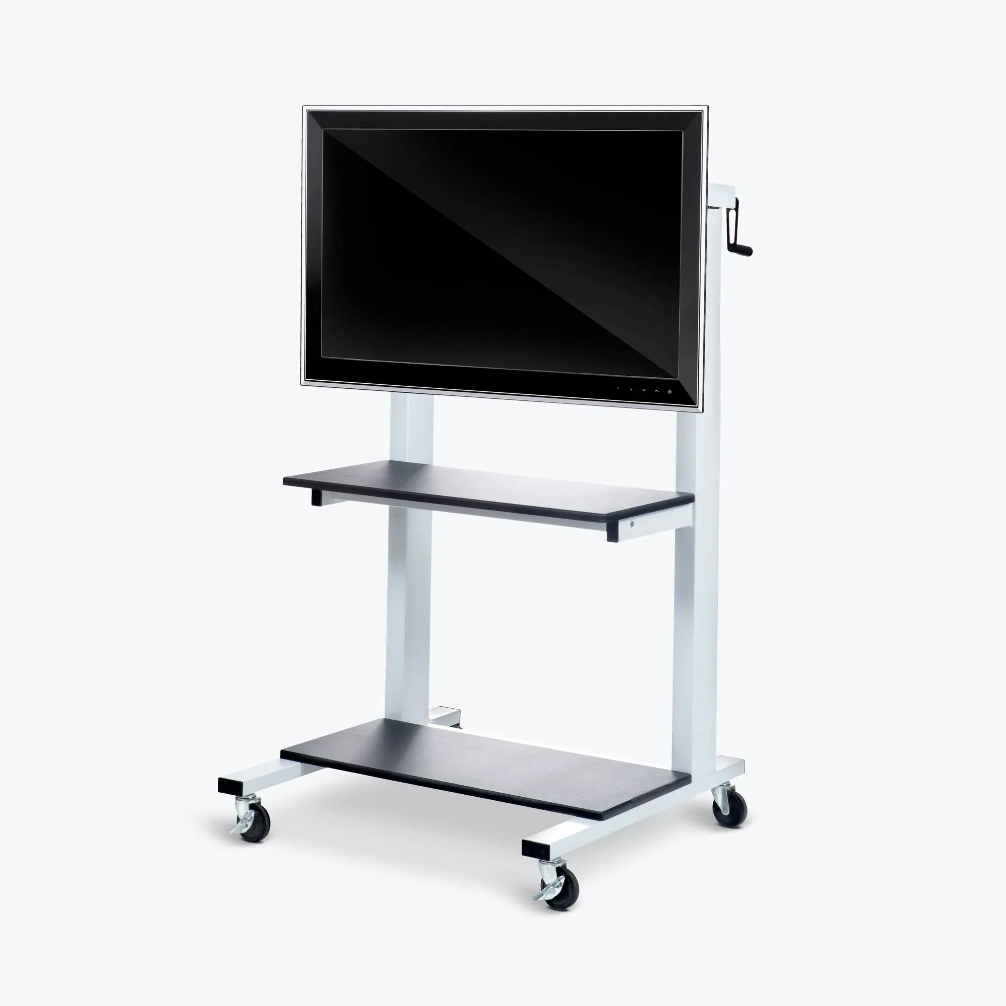 Luxor CLCD Crank Adjustable Flat Panel TV Cart