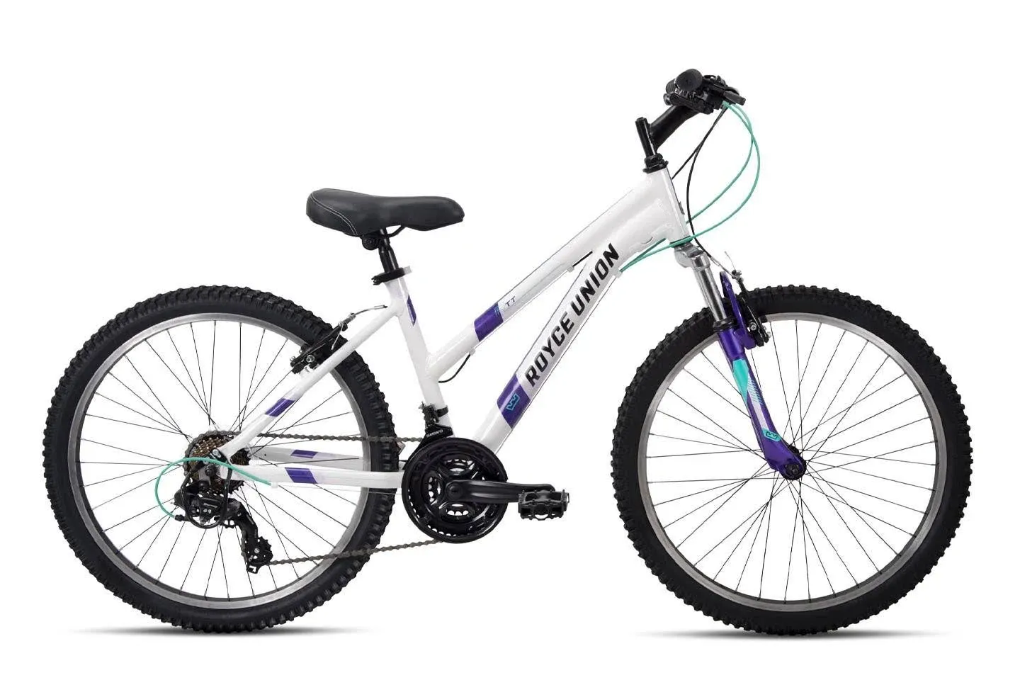 Royce Union 24" RTT Mens 21-Speed Mountain Bike, Aluminum Frame, Trigger Shift, Matte