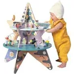 Manhattan Toy Double-Decker Celestial Star Explorer Wooden Activity Center with 