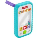 Fisher-Price #Selfie Fun Phone, Baby Rattle, Mirror and Teething Toy, Multi-Colored, 10