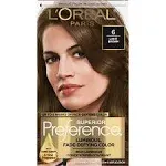 L'Oreal Paris Superior Preference Hair Color, Light Brown Natural 6