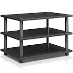 Turn-N-Tube Easy Assembly 3-Tier Corner TV Stand, Blackwood - Contemporary - Entertainment Centers And Tv Stands - by Bison Commerce | Houzz