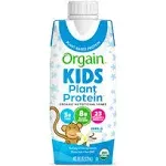 Orgain Kids Plant Protein Nutritional Shake, Organic, Vanilla Flavor, 12 Pack - 12 pack, 8 fl oz cartons