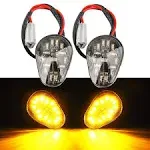 HUSUKU Amber LED Turn Signal Indicator Light Lamp Flush Mount for Yamaha YZF R1 R3