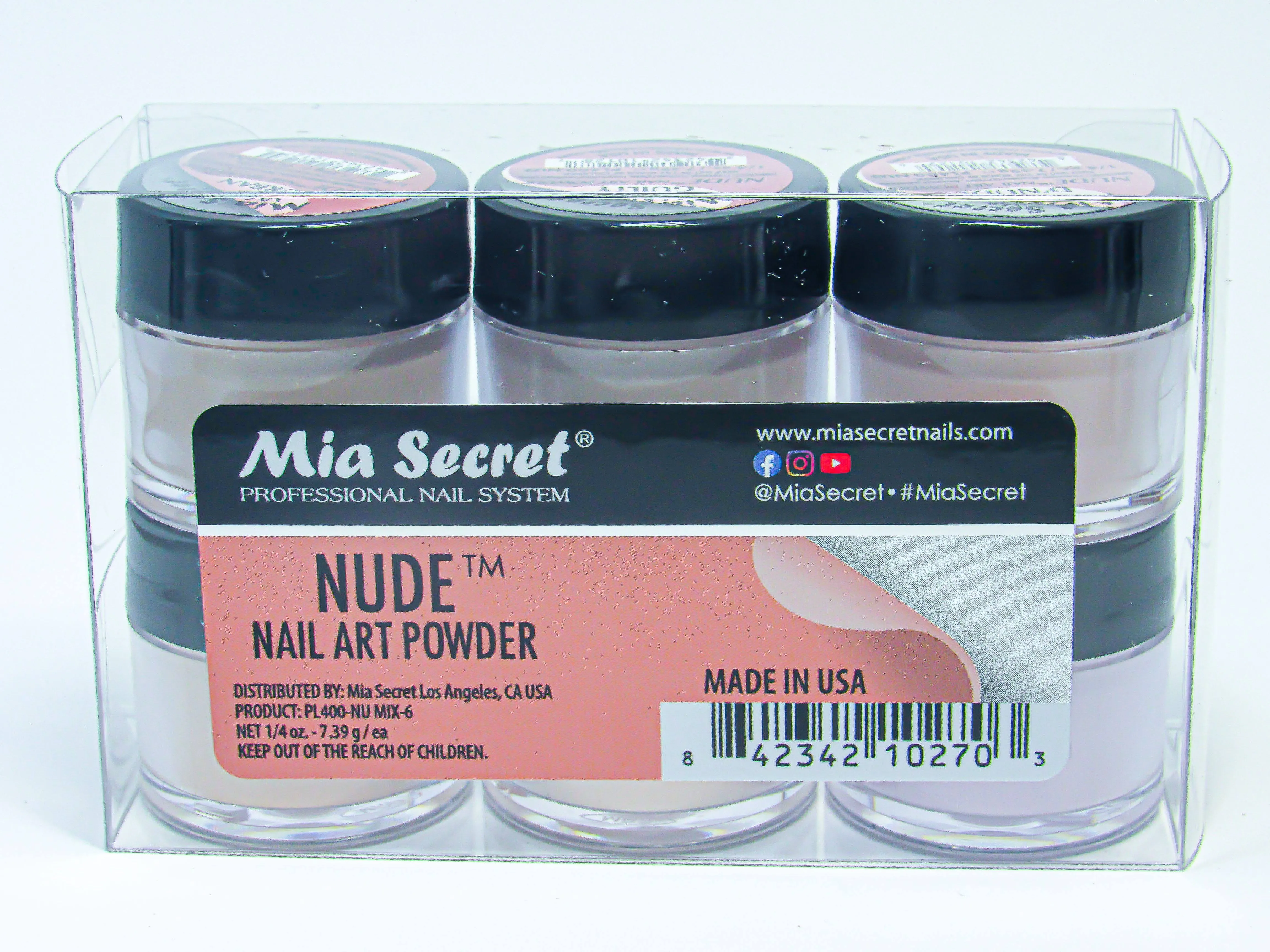 Mia Secret -Sweet Nail Acrylic Powder Collection Set of 6