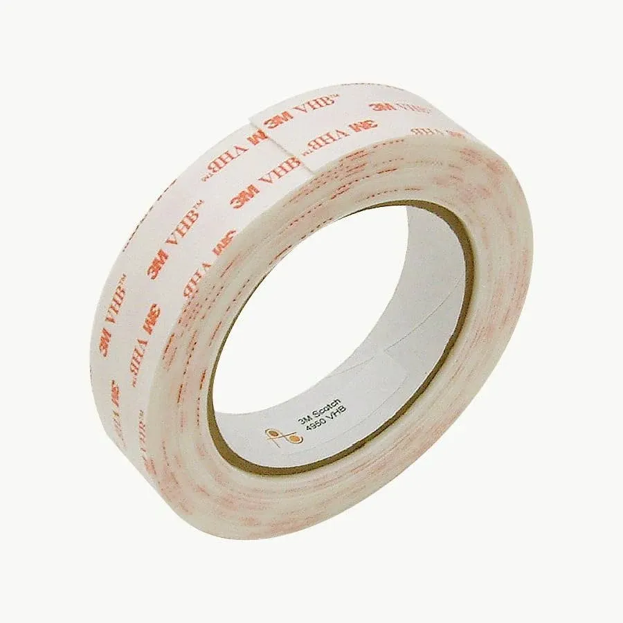 3M Scotch 4950 VHB Tape: 1 in x 15 ft. (White)