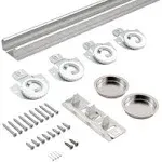 48 in. Steel Bypass Door Hardware Kit