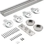 60 in. Steel Bypass Door Hardware Kit