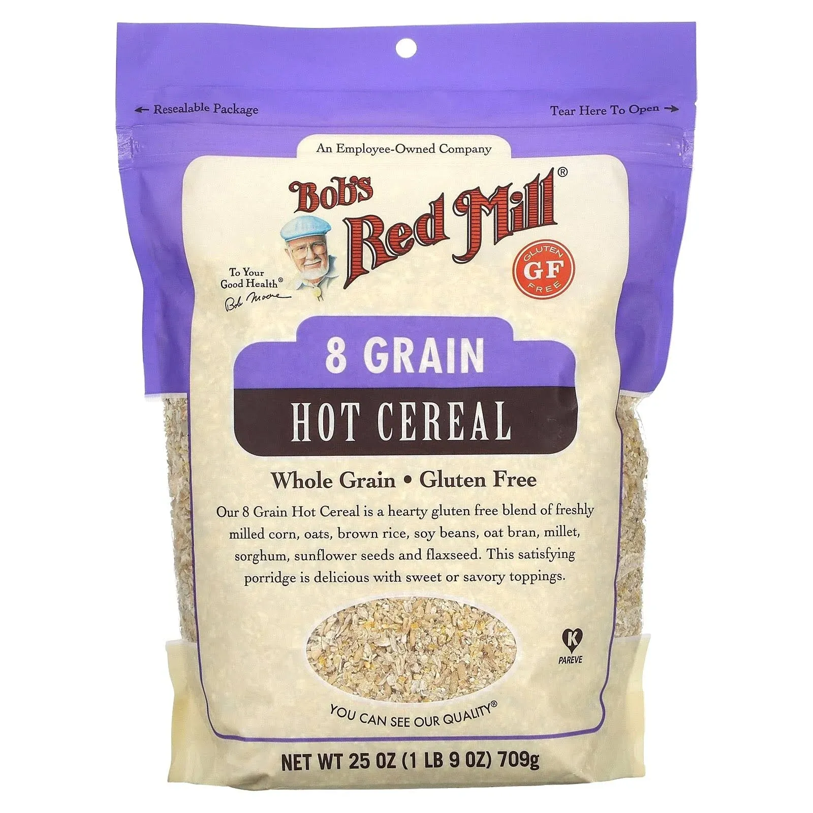 Bob's Red Mill 8 Grain Hot Cereal Gluten Free 25 oz