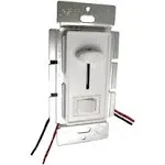 PWM LED Slide Dimmer 8A (Wall Plate) Low Voltage 12v/24v DC (Bottom Switch)