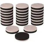 24 Pieces Furniture Sliders 2 Inch Round Felt Furniture Slider Reusable Heavy Duty Furniture Moving Pads for Hardwood Floors and Other Hard Surfaces