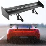 Universal Rear Spoiler Wing 53&#039;&#039; Adjustable Trunk GT-Style Double Deck Spoiler