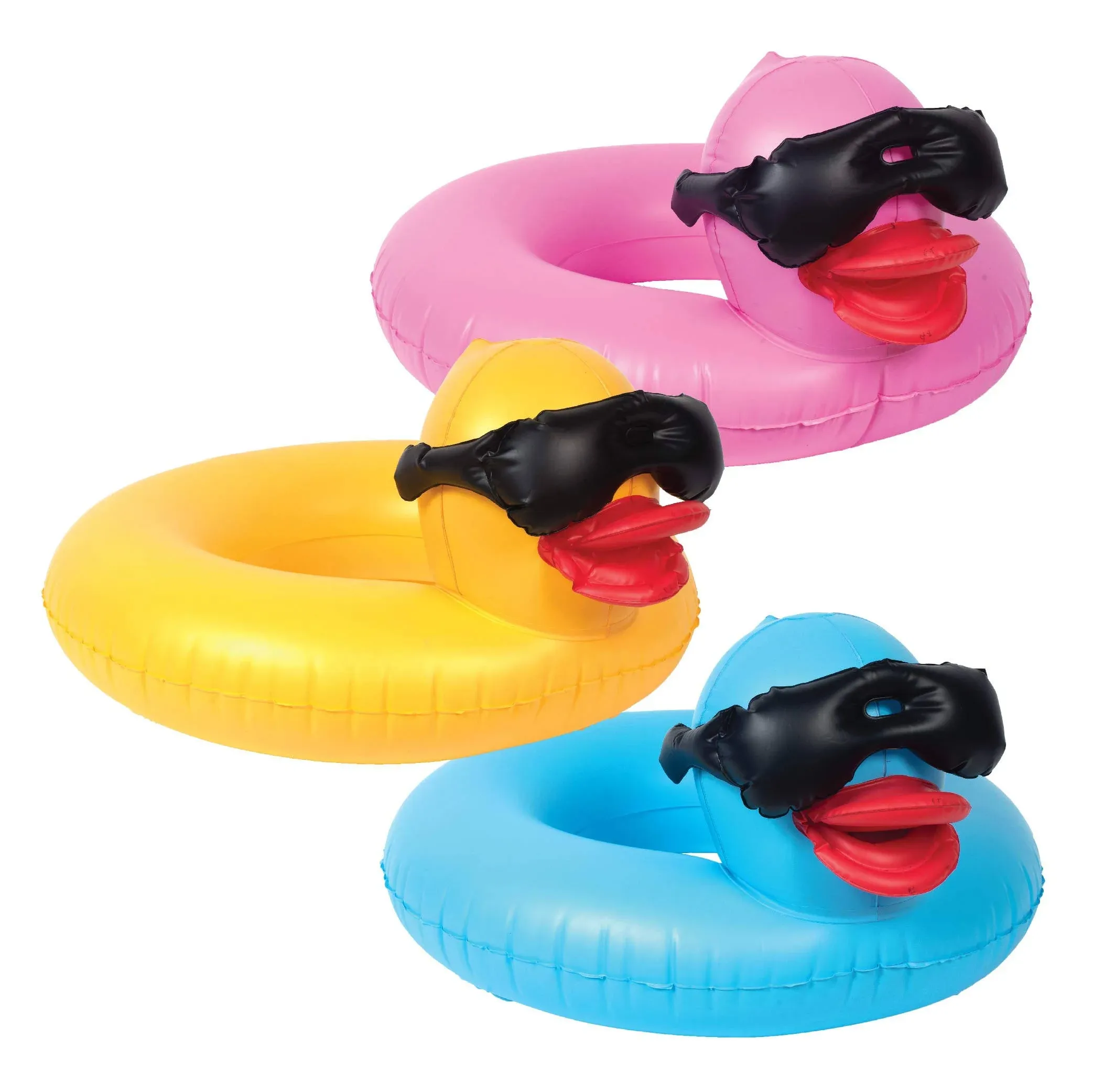 51817-BB Derby Duck Children Ring, 3 Pack, Holds Up to 70 Pounds Fun Inflatab...