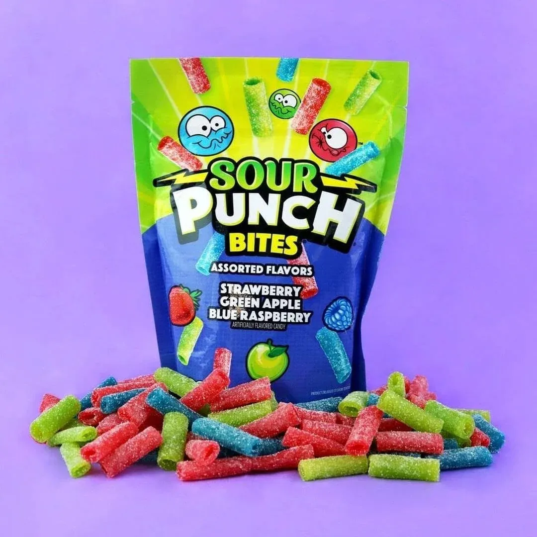 Sour Punch Assorted Bites-9 oz.-12/Case