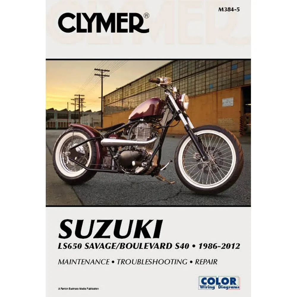 "CLYMER Manual - Suzuki LS650 '86-'12 CM3845"