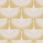 Tempaper Feather Flock Peel and Stick Wallpaper Chalk