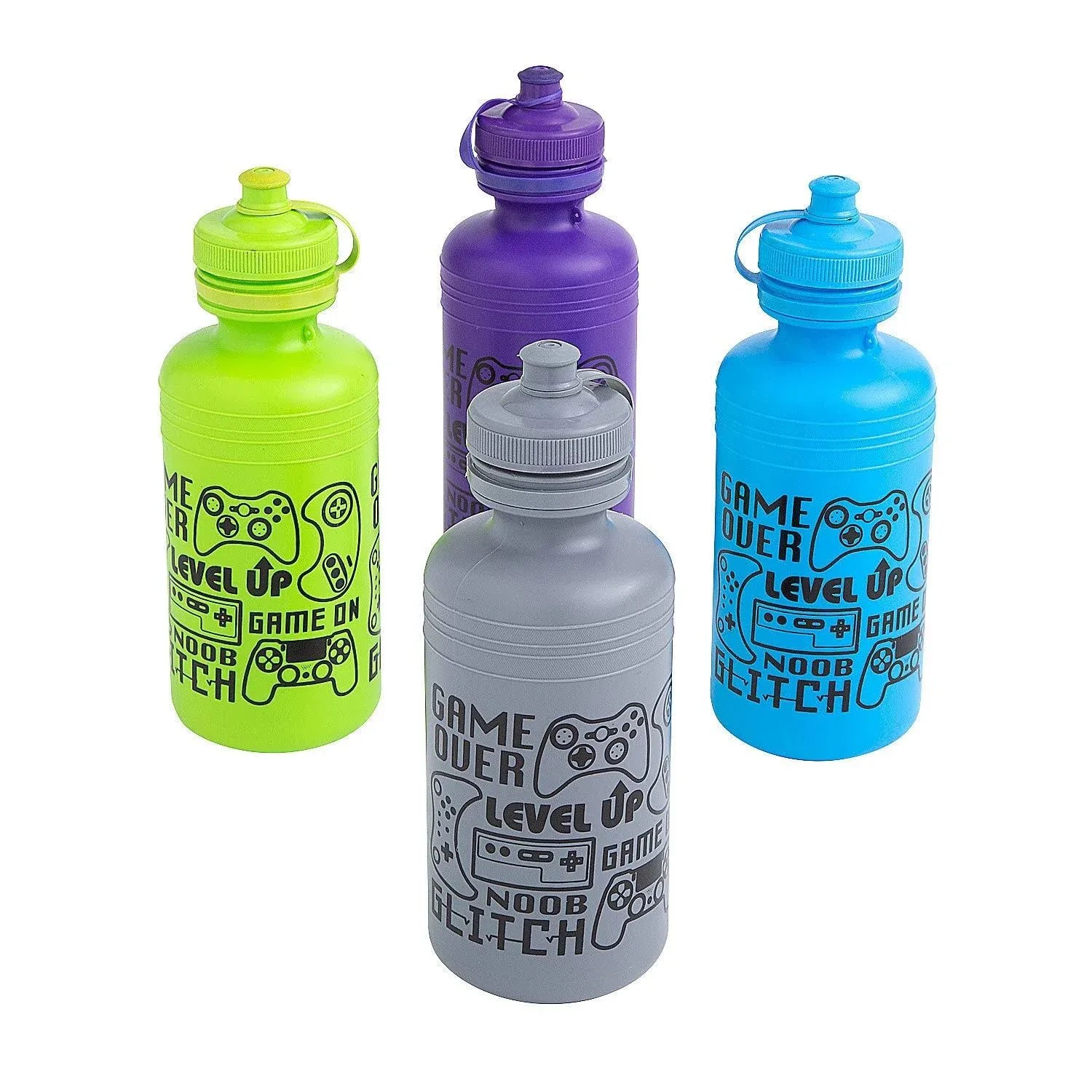 Gamer BPA-Free Plastic Water Bottles - 12 Ct.