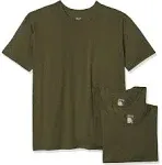 Soffe M280-3 Adult USA 50/50 Military Tee 3-Pack - Olive Drab Green, S