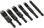 6 Piece Hollow Punch Set with Hex Shanks Non-Slip Fit Sizes 316