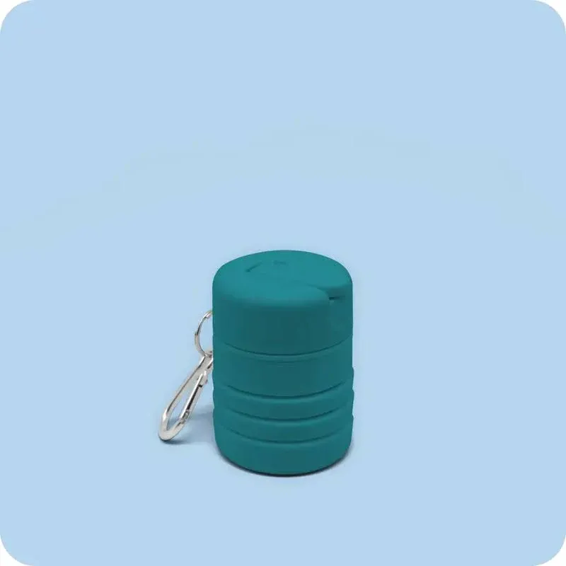 NEW Tushy Travel Bidet Collapsible &amp; Expandable Discreet Bottle Bum Washer Teal