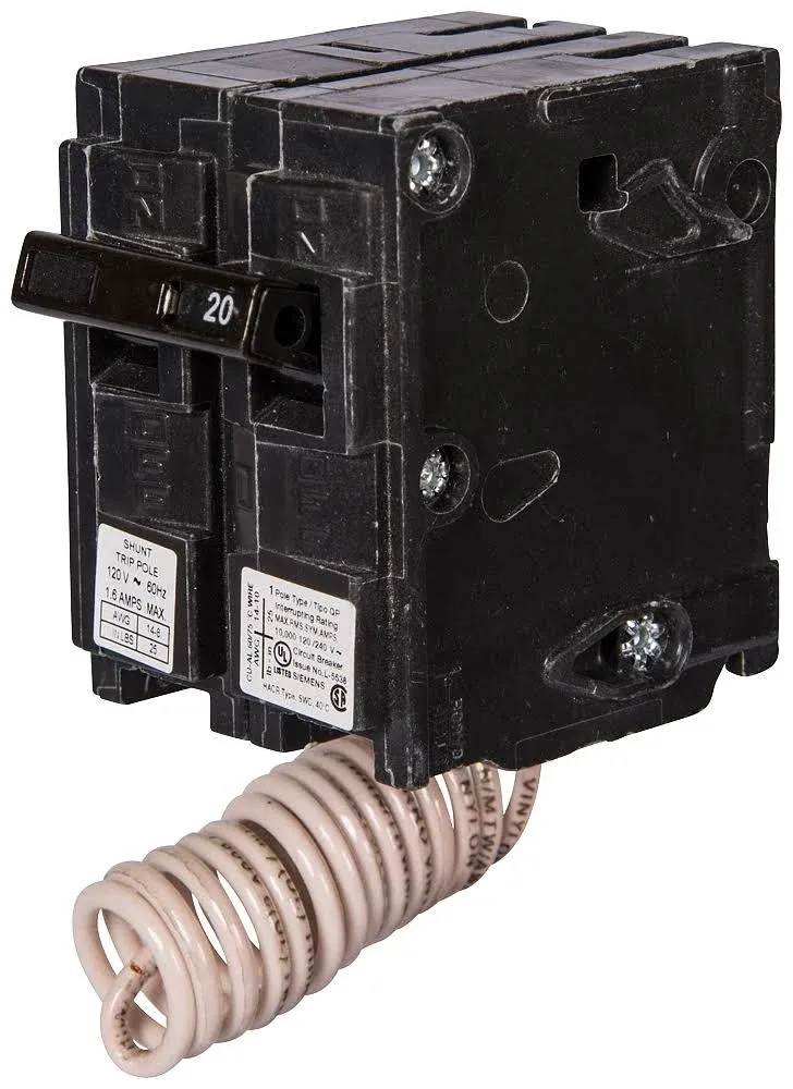 Siemens 20 amps Dual Function Single Pole Circuit Breaker