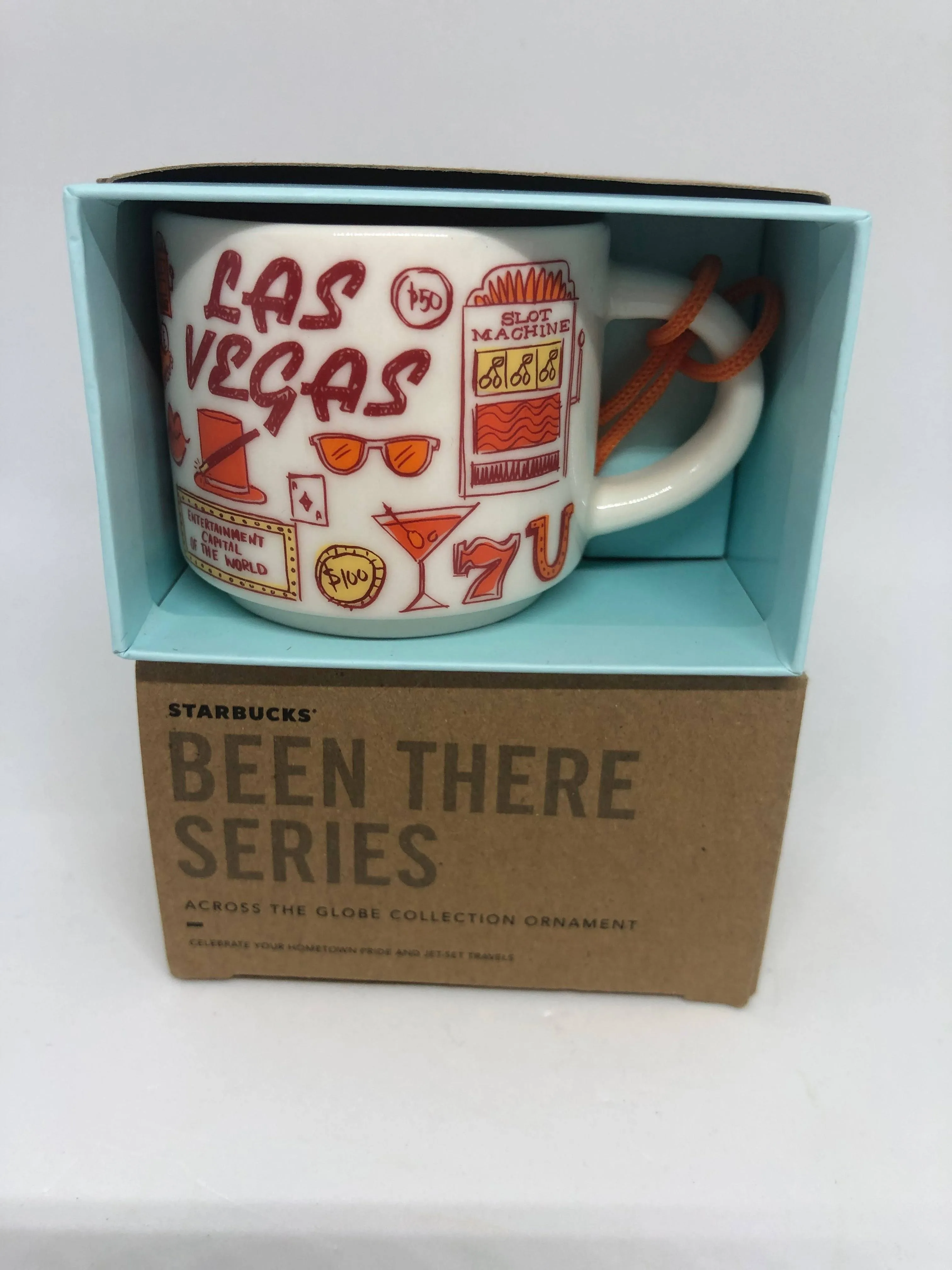 Starbucks Been There Series Las Vegas Espresso Cup Mug Ornament, 2 Oz